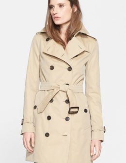 Burberry London 'Sandringham' Slim Trench Coat Honey trench coats fall 2016