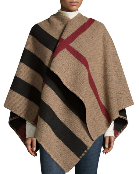 Burberry Mega Check Cape House Check/Black Check capes fall thanksgiving 