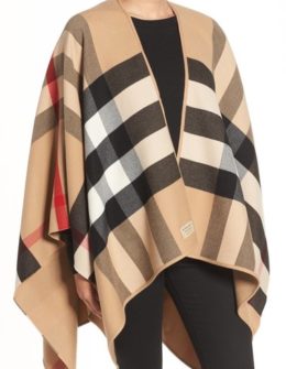 Burberry Reversible Merino Wool Cape Camel capes winter