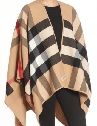 Burberry Reversible Merino Wool Cape Camel capes winter