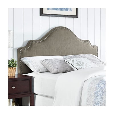 Clara Upholstered Headboard Brown Sugar Nailhead Trim by Three Posts Wayfair upholstered headboard sale