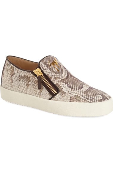 Giuseppe Zanotti 'May London' Sneaker (Women) Snake Print slip-on sneakers fall 2016