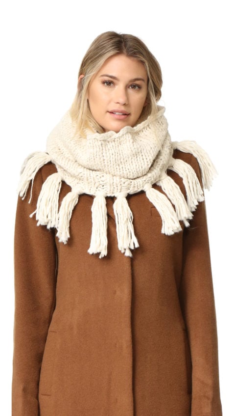 Hat Attack Knit Loop Scarf Tassels Oat Shopbop event of the season sale
