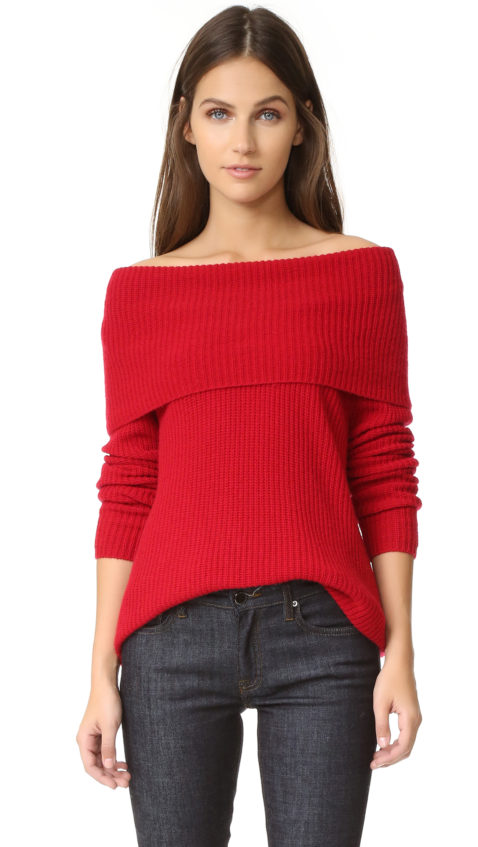 Joie Pirjo Off The Shoulder Sweater Ruby Shopbop event of the season sale