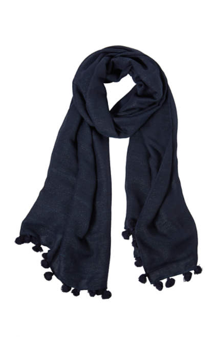 Lilly Pulitzer LANA SCARF True Navy Blue blanket scarves fall 2016
