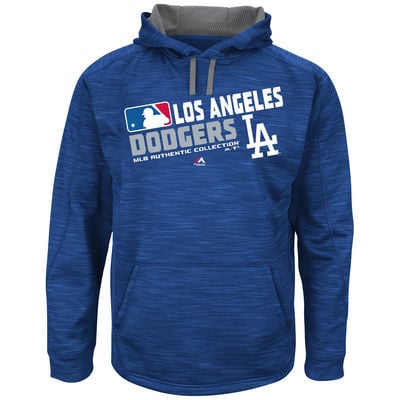 Los Angeles Dodgers Majestic Authentic Collection Team Choice Streak Hoodie - Royal
