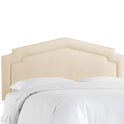 Morris Smooth Linen Upholstered Headboard by Skyline Furniture Talc Wayfair upholstered headboard sale
