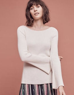Moth Marta Bell Sleeve Sweater Ivory bell sleeve sweaters fall 2016 trend