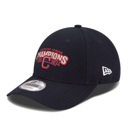 New Era Cleveland Indians Navy 2016 American League Champions 9FORTY Adjustable Hat