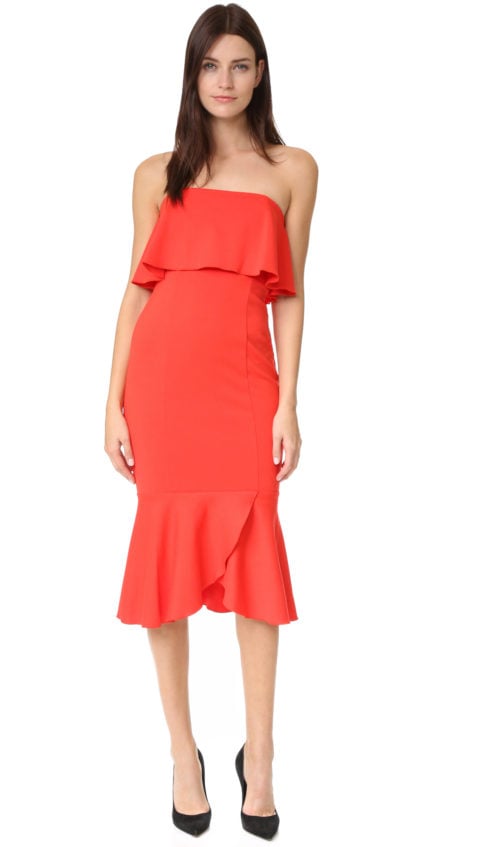 Nicholas Strapless Dress Red Shopbop event of the season sale