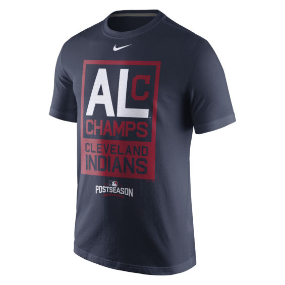 Nike Cleveland Indians Navy 2016 American League Champions T-Shirt