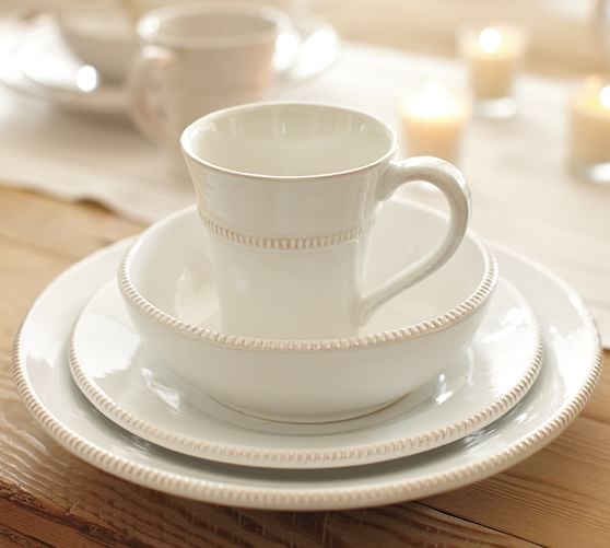 Pottery Barn GABRIELLA MUG, SET OF 4 pottery barn mugs sale
