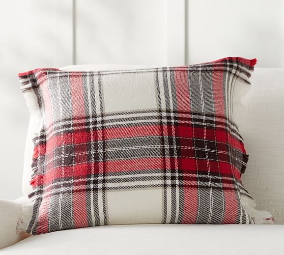 Pottery Barn HAMILTON PLAID PILLOW COVER pottery barn 20% sale