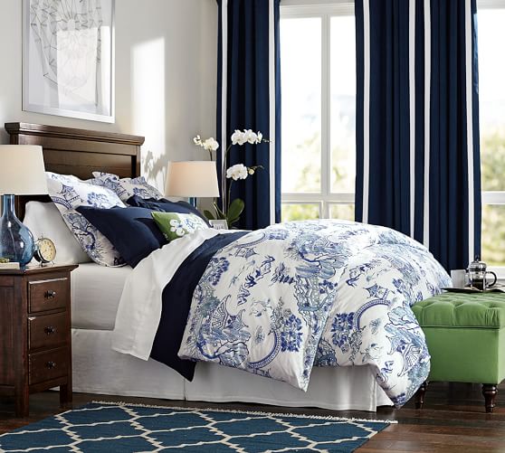 Pottery Barn MASON HEADBOARD & TALL DRESSER SET pottery barn flash sale