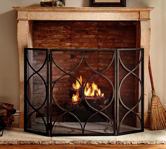 Pottery Barn MOROCCAN TWIST FIREPLACE TRIPLE SCREEN pottery barn 20% off sale free shipping