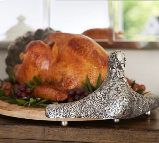 Pottery Barn TURKEY CARVING PLATTER pottery barn friends and family sale
