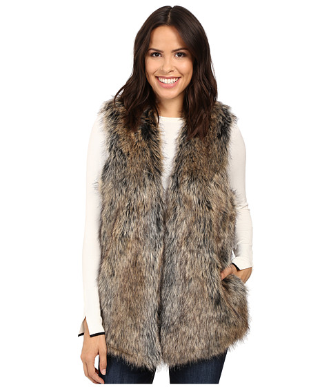 Splendid Westhaven Faux Fur Vest Brown  faux fur vests fall 2016