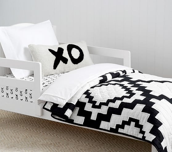 The Emily & Meritt Diamond Toddler Bedding Pottery Barn Kids 