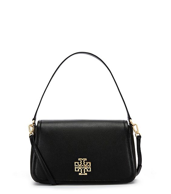 Tory Burch BRITTEN SHOULDER BAG Black tory burch private sale 
