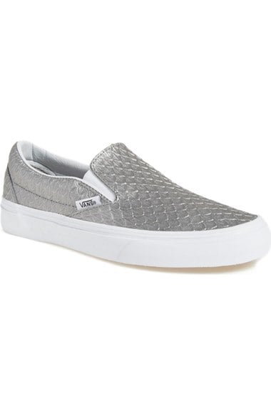 Vans 'Classic' Slip-On Sneaker (Women) New Wild Dove slip-on sneakers fall 2016