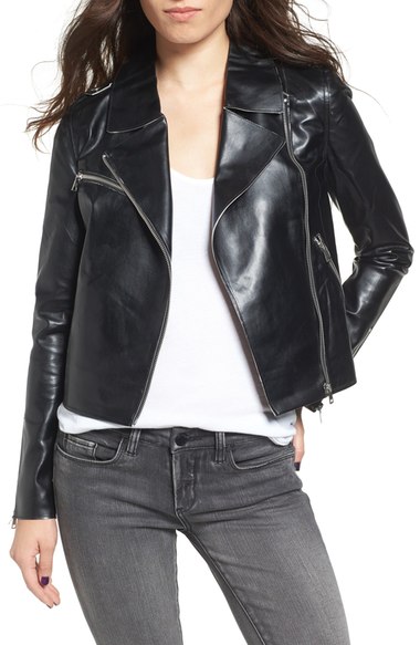 Vigoss Faux Leather Moto Jacket Black faux leather moto jackets fall 2016