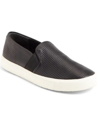 Vince 'Blair 5' Slip-On Sneaker (Women) Perforated Black Leather slip-on sneakers fall 2016