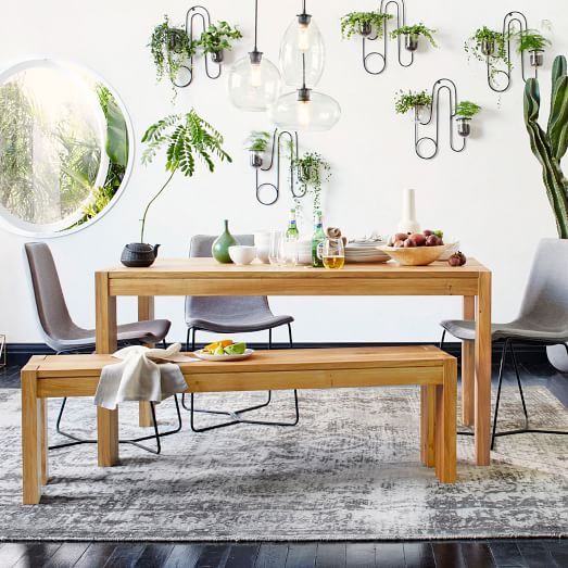 West Elm Boerum Dining Table - Solid European Oak west elm sale