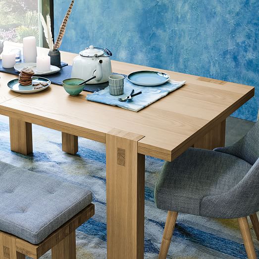 West Elm Modern Woodwork Dining Table west elm sale