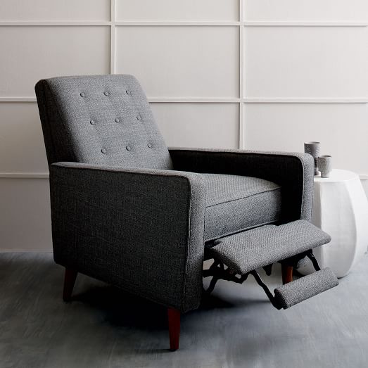 West Elm Rhys Mid-Century Recliner west elm sale