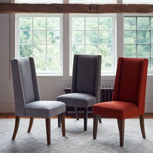 West Elm Willoughby Wingback Dining Chair west elm sale