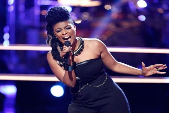  Watch The Voice Season 11 Episode 13 Knockout Round Night 2 Video: See talented singer/songwriter Courtney Harrell (of Team Blake Shelton) sing Tina Turner's hit song "River Deep, Mountain High" on Tuesday, October 25, 2016.