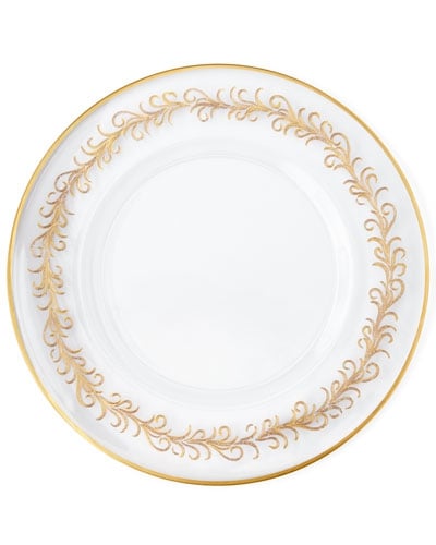 B by Brandie Zelda Charger Plates, Set of 4 Gold charger plates