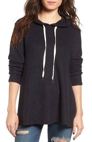 BP. Fleece Hoodie Black fleece pullovers 