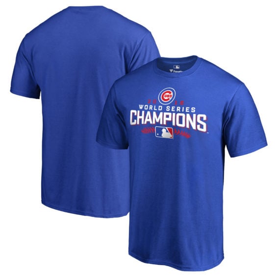 Chicago Cubs Royal 2016 World Series Champions Walk T-Shirt