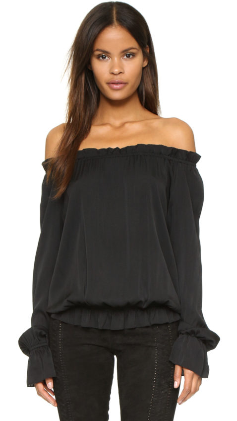 Emerson Thorpe Faye Off Shoulder Blouse Black, Blush Pink, White Shopbop surprise sale