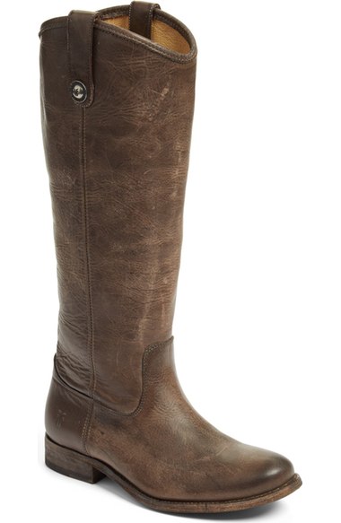 Frye 'Melissa Button' Leather Riding Boot (Women) Slate Leather Nordstrom pre-black friday sale