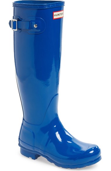 Hunter Original High Gloss Boot (Women) Azure Nordstrom pre-black friday sale