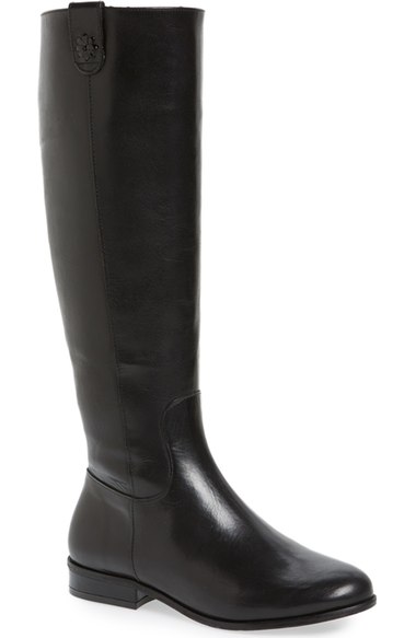 Jack Rogers Parker Tall Boot (Women) Black Leather flat boots holidays winter
