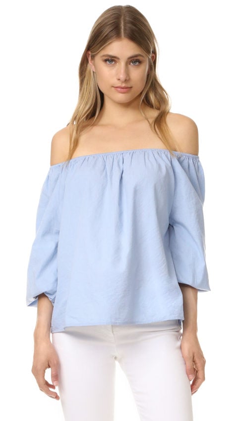 Love Sam Sunny Off The Shoulder Top Chambray Shopbop surprise sale