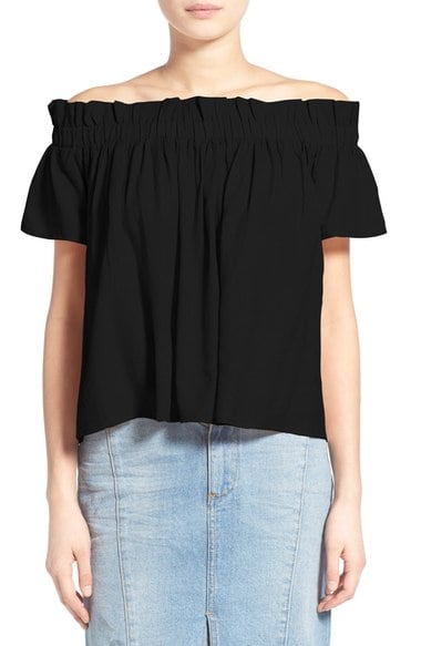 Lucca Couture Off-the-Shoulder Blouse Black Nordstrom pre-black friday sale