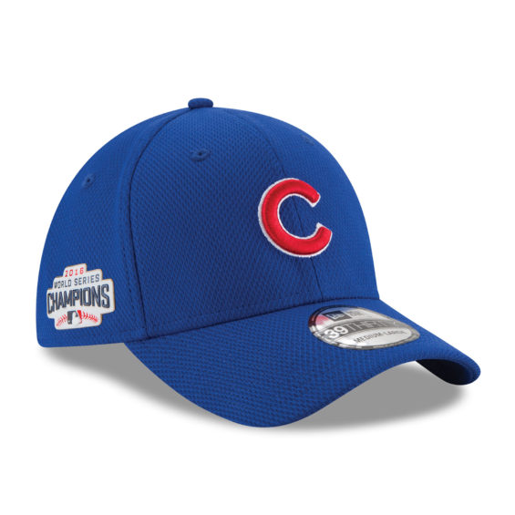 New Era Chicago Cubs Royal 2016 World Series Champions Locker Room Clubhouse 39THIRTY Flex Hat chicago cubs world series champions