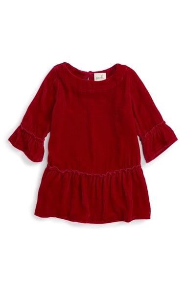 Peek Anastasia Velvet Dress (Baby Girls) Magenta thanksgiving dresses for baby girls