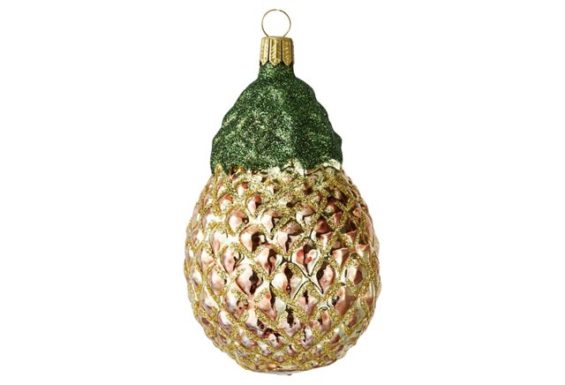 Pineapple Ornament One Kings Lane 20% off holiday decor sale