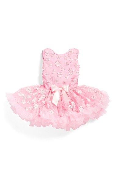 Popatu 'Mini Flower' Pettidress (Baby Girls) Pink thanksgiving dresses for baby girls