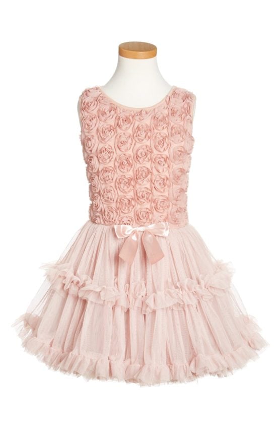 Popatu Rosebud Pettidress (Toddlers & Little Girls) Rose thanksgiving dresses for toddler girls
