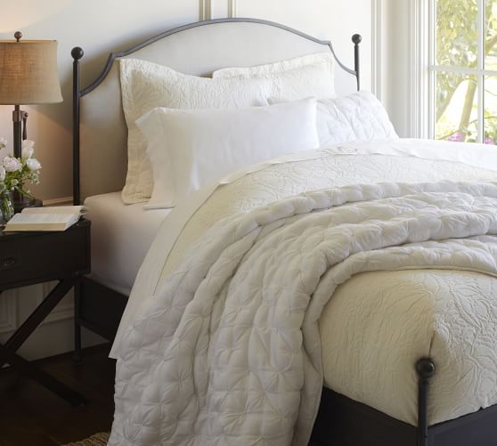 Pottery Barn ABERDEEN UPHOLSTERED BED pottery barn buy more save more sale