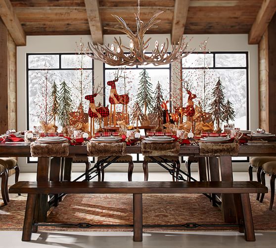 Pottery Barn FAUX ANTLER CHANDELIER pottery barn lighting sale