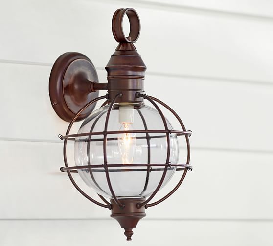 Pottery Barn FISHERMAN'S INDOOR/OUTDOOR SCONCE pottery barn cyber monday sale