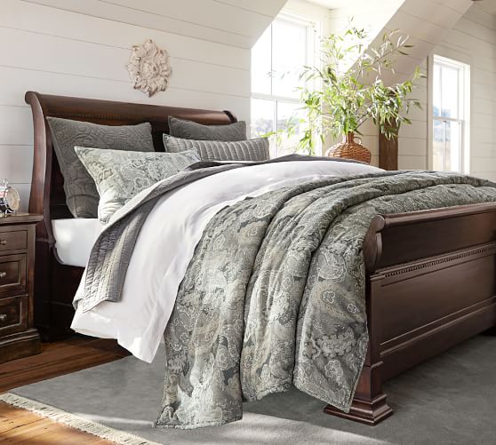 Pottery Barn GWENN PRINTED VELVET QUILT & SHAM pottery barn cyber monday sale