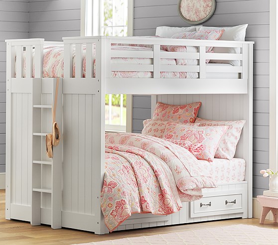 Pottery Barn Kids Belden Full-Over-Full Bunk Simply White pottery barn kids buy more save more sale
